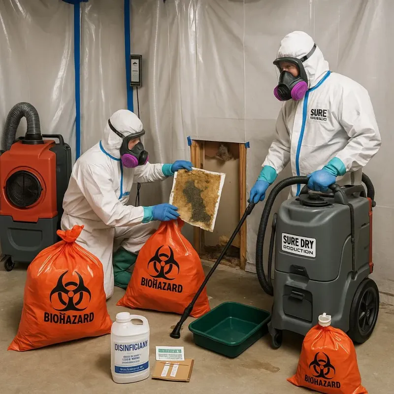 Contaminated Water Handling Protocols process in Horse Shoe, NC